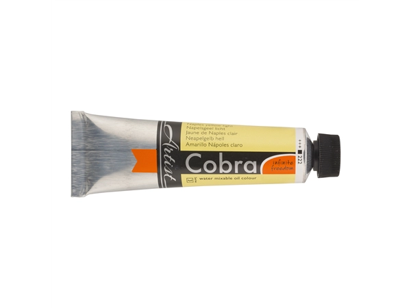 Een Olieverf Cobra Artist 40 ml 222 napelsgeel licht koop je bij Terpen Tijn