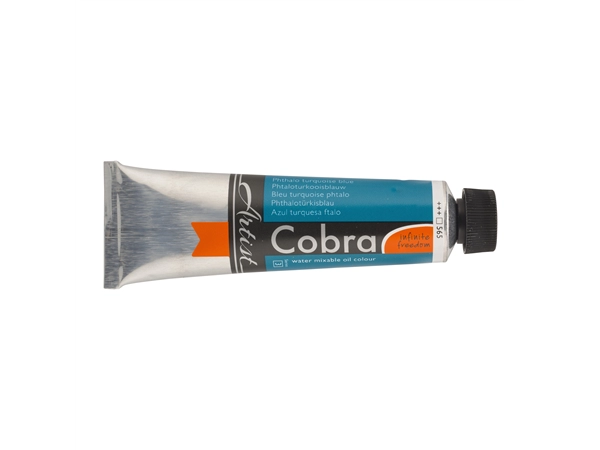 Een Olieverf Cobra Artist 40 ml 565 phtaloturkooisblauw koop je bij Terpen Tijn