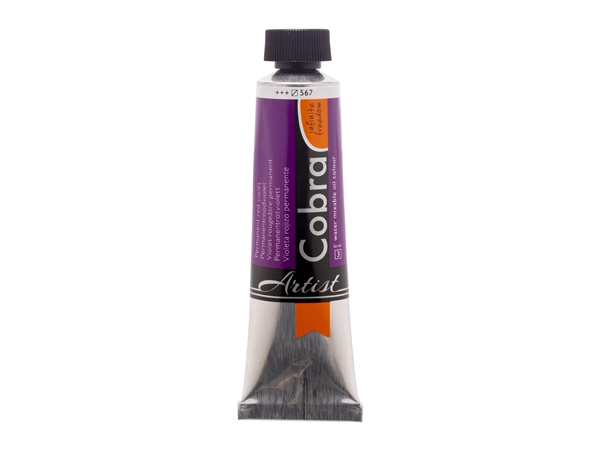 Een Olieverf Cobra Artist 40 ml 567 permanentroodviolet koop je bij Terpen Tijn