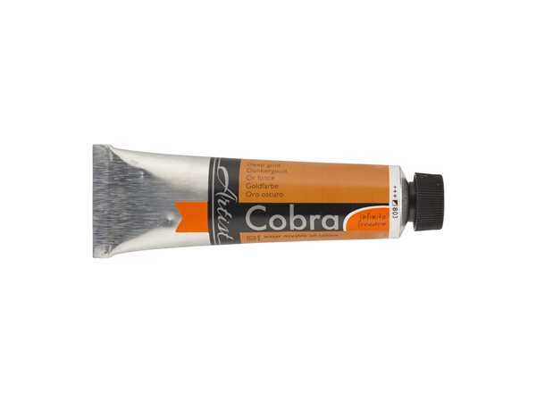 Een Olieverf Cobra Artist 40 ml 803 donkergoud koop je bij Terpen Tijn