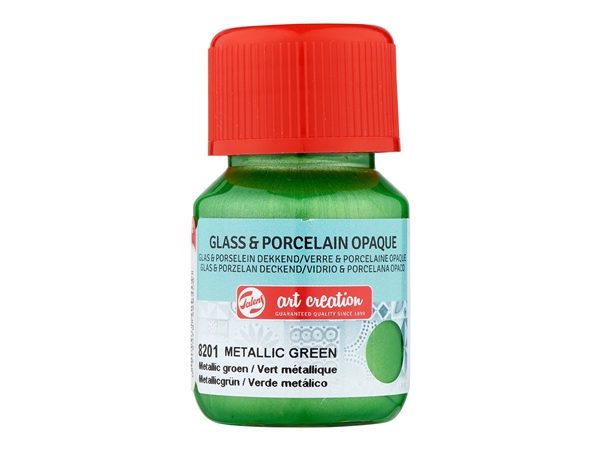 Een Talens Art Creation Glas & Porselein Dekkend 30 ml Metallic Groen koop je bij Terpen Tijn