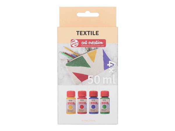 Een Talens Art Creation Textiel Set 4X 50 ml Parel koop je bij Terpen Tijn