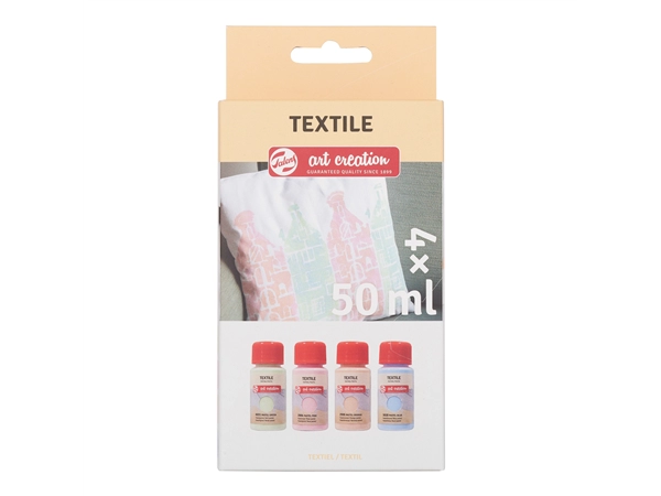 Een Talens Art Creation Textiel Set 4X 50 ml Pastels koop je bij Terpen Tijn