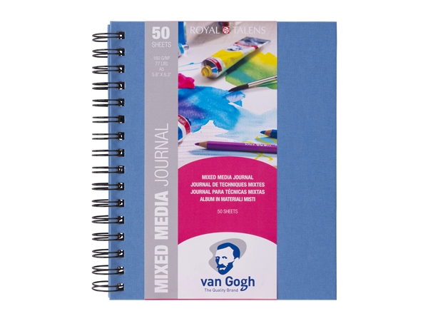 Een Van Gogh Mix Media Journal A5 50 vel 160 grs koop je bij Terpen Tijn