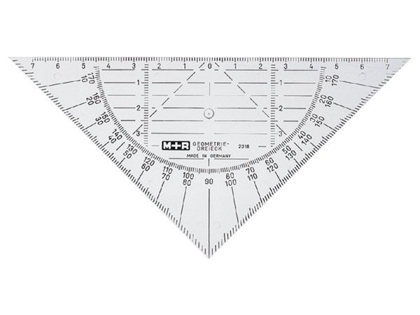 Een Geo driehoek 16 cm M+R 2316 koop je bij Terpen Tijn