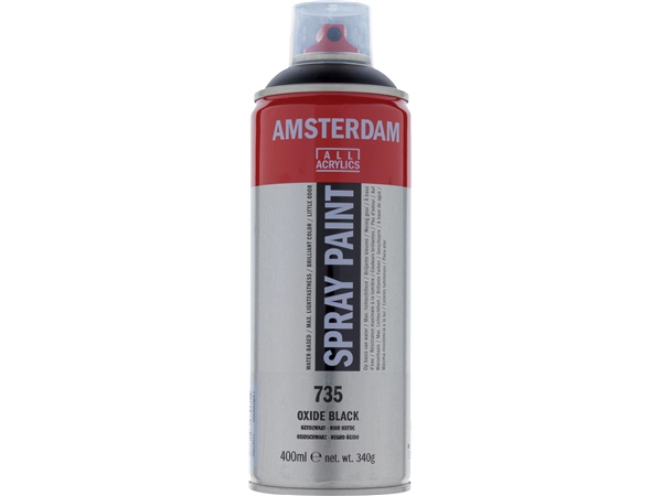 Een Verfspray 400 ml oxyd zwart Amsterdam koop je bij Terpen Tijn