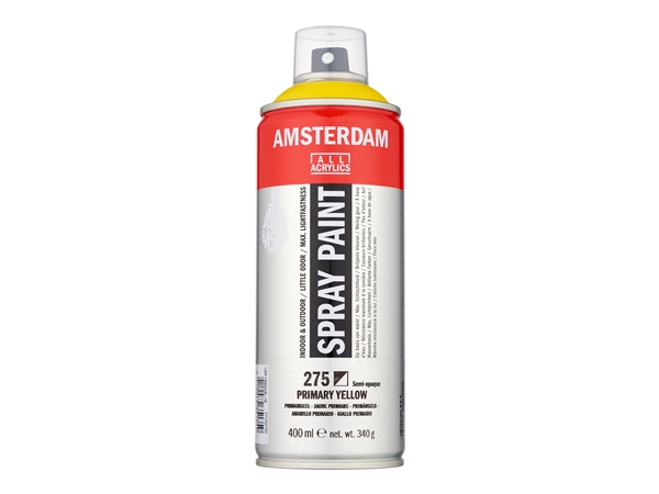 Een Verfspray 400 ml primair geel Amsterdam koop je bij Terpen Tijn