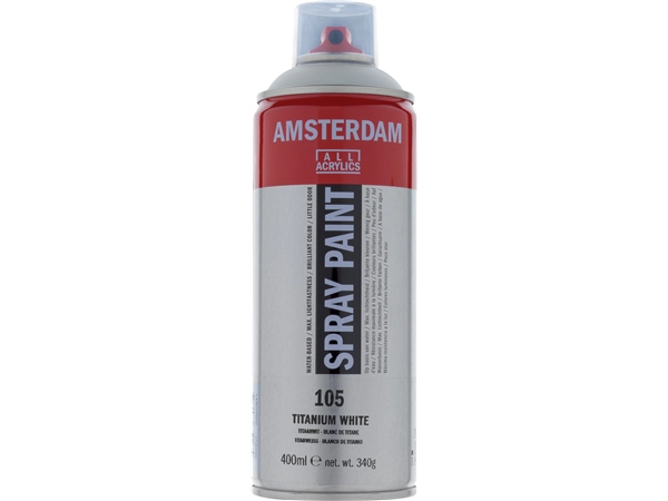 Een Verfspray 400 ml titaanwit Amsterdam koop je bij Terpen Tijn