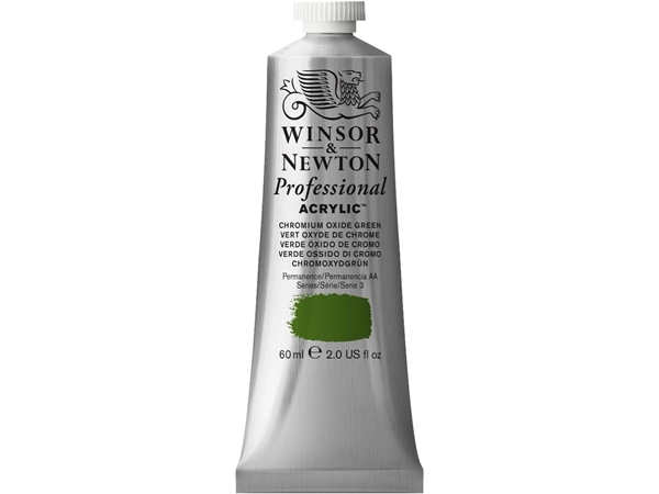 Een WINSOR & NEWTON ARTISTS ACRYLVERF 60ML 162 CHROMIUM OXIDE GREEN koop je bij Terpen Tijn