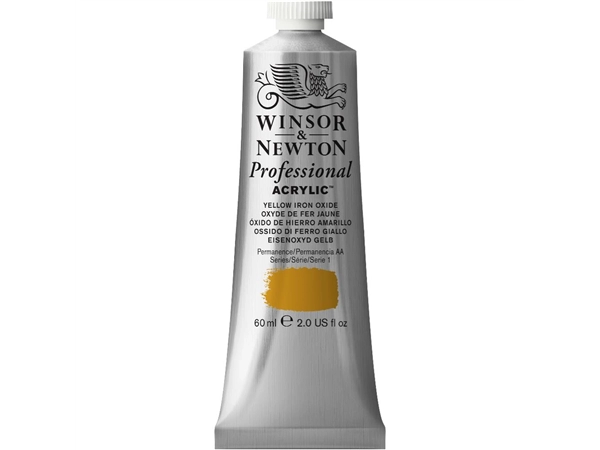 Een WINSOR & NEWTON ARTISTS ACRYLVERF 60ML 737 YELLOW IRON OXIDE koop je bij Terpen Tijn