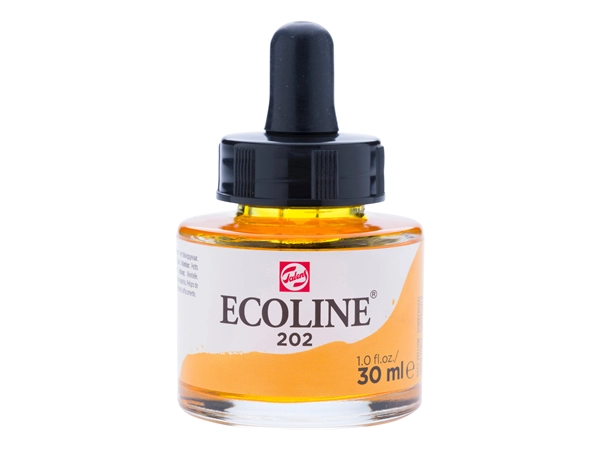 Een Waterverf Ecoline 30 ml 202 donkergeel koop je bij Terpen Tijn