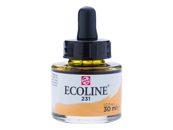 Een Waterverf Ecoline 30 ml 231 goudoker koop je bij Terpen Tijn