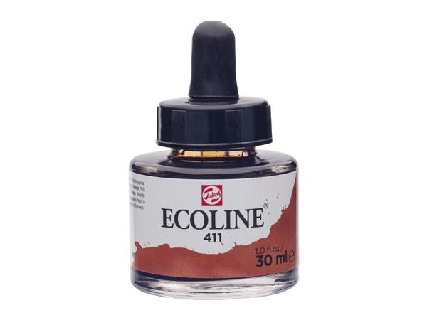 Een Waterverf Ecoline 30 ml 411 sienna gebrand koop je bij Terpen Tijn