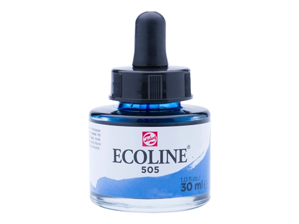 Een Waterverf Ecoline 30 ml 505 ultramarijn licht koop je bij Terpen Tijn