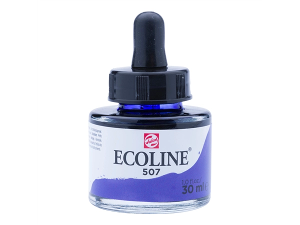 Een Waterverf Ecoline 30 ml 507 ultramarijn violet koop je bij Terpen Tijn