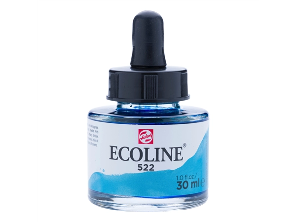 Een Waterverf Ecoline 30 ml 522 turkooisblauw koop je bij Terpen Tijn