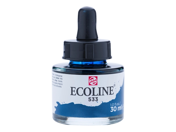 Een Waterverf Ecoline 30 ml 533 indigo koop je bij Terpen Tijn