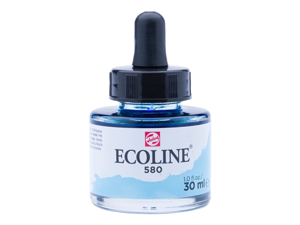 Een Waterverf Ecoline 30 ml 580 pastelblauw koop je bij Terpen Tijn