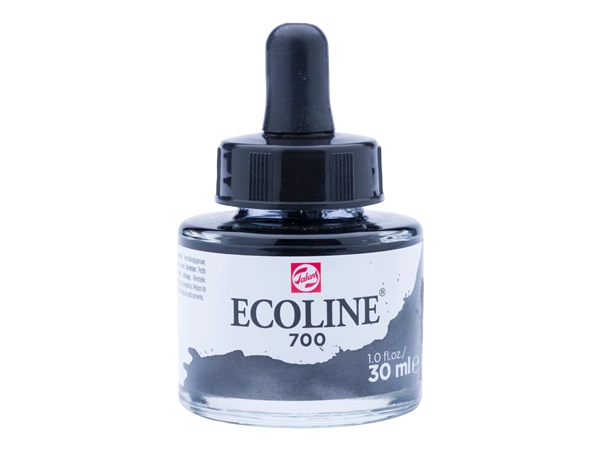 Een Waterverf Ecoline 30 ml 700 zwart koop je bij Terpen Tijn