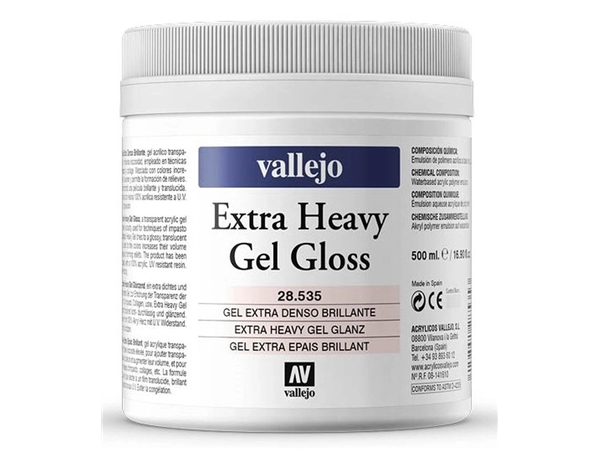 Een Extra heavy gel glans 500 ml Vallejo koop je bij Terpen Tijn