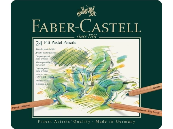 Een Faber-Castell Pitt pastelpotloden 24 stuks set koop je bij Terpen Tijn