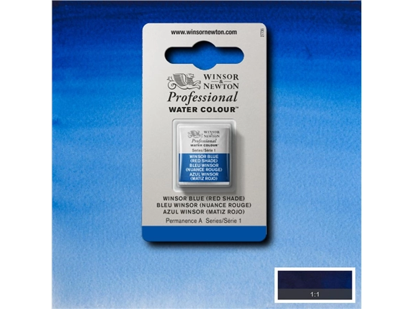 Een Aquarelverf Winsor & Newton Artists half 709 winsor blue red shade koop je bij Terpen Tijn