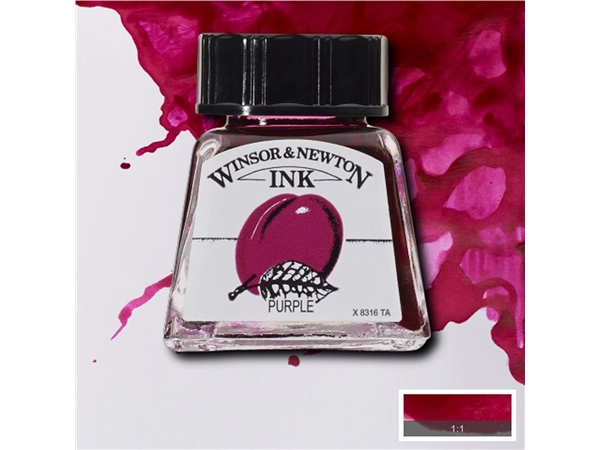 Een Tekeninkt Winsor & Newton 14 ml 542 purple koop je bij Terpen Tijn