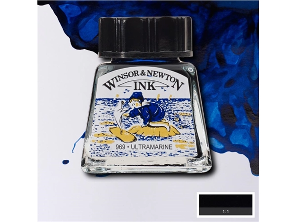 Een Tekeninkt Winsor & Newton 14 ml 660 ultramarine koop je bij Terpen Tijn