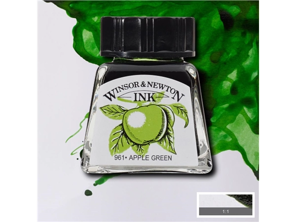 Een Tekeninkt Winsor & Newton 14 ml 011 apple green koop je bij Terpen Tijn