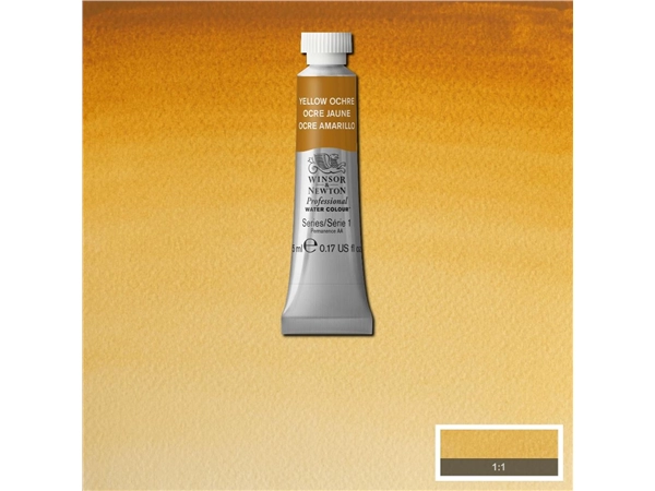 Een Aquarelverf Winsor & Newton Artists 5 ml 744 yellow ochre koop je bij Terpen Tijn