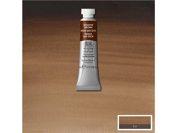 Een Aquarelverf Winsor & Newton Artists 5 ml 676 vandyke brown koop je bij Terpen Tijn