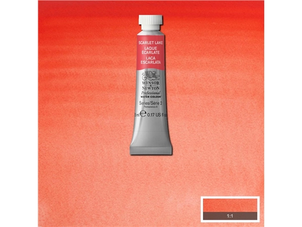 Een Aquarelverf Winsor & Newton Artists 5 ml 603 scarlet lake koop je bij Terpen Tijn