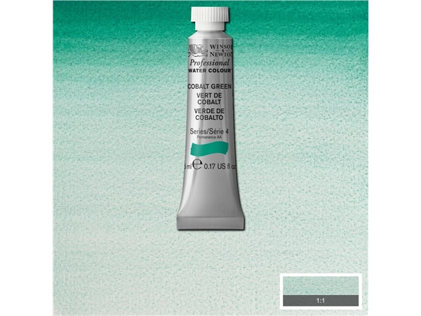 Een Aquarelverf Winsor & Newton Artists 5 ml 184 cobalt green koop je bij Terpen Tijn