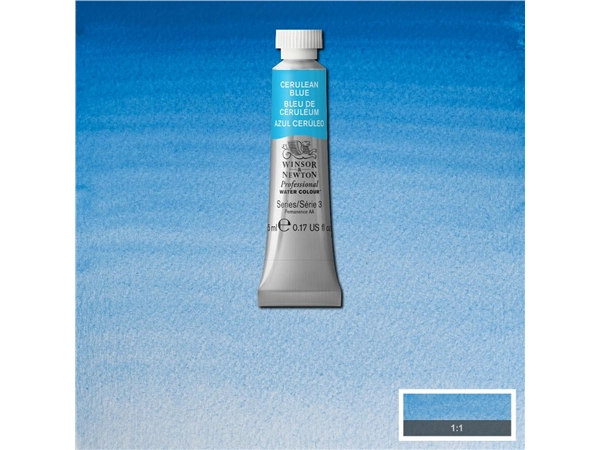 Een Aquarelverf Winsor & Newton Artists 5 ml 137 cerulean blue koop je bij Terpen Tijn