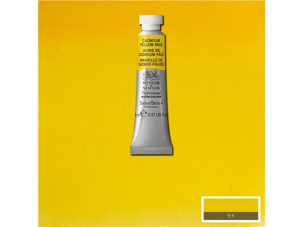 Een Aquarelverf Winsor & Newton Artists 5 ml 118 cadmium yellow pale koop je bij Terpen Tijn