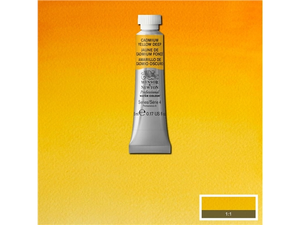 Een Aquarelverf Winsor & Newton Artists 5 ml 111 cadmium yellow deep koop je bij Terpen Tijn