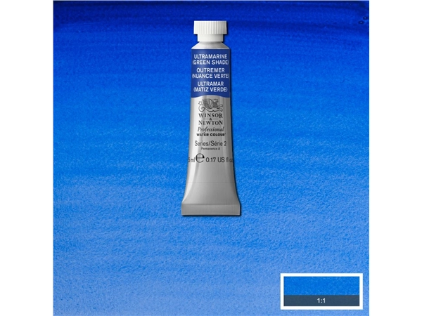 Een Aquarelverf Winsor & Newton Artists 5 ml 667 ultramarine green shade koop je bij Terpen Tijn