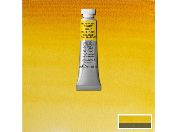 Een Aquarelverf Winsor & Newton Artists 5 ml 653 transparent yellow koop je bij Terpen Tijn