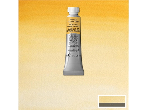 Een Aquarelverf Winsor & Newton Artists 5 ml 425 naples yellow deep koop je bij Terpen Tijn