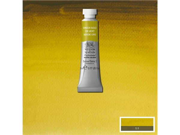 Een Aquarelverf Winsor & Newton Artists 5 ml 269 green gold koop je bij Terpen Tijn