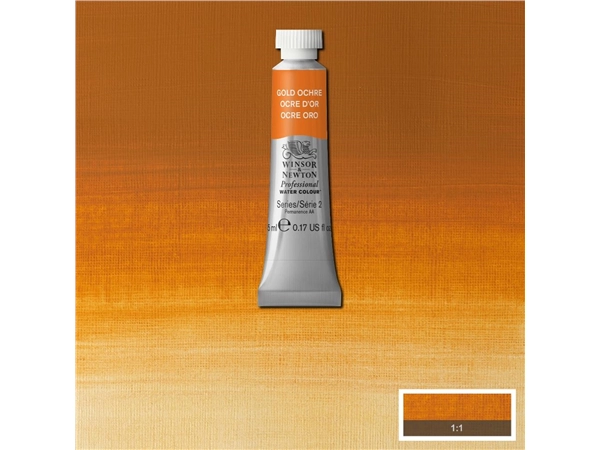 Een Aquarelverf Winsor & Newton Artists 5 ml 285 gold ochre koop je bij Terpen Tijn