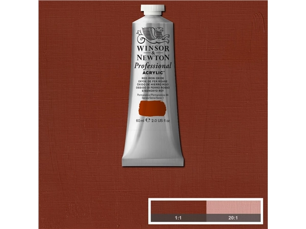 Een WINSOR & NEWTON ARTISTS ACRYLVERF 60ML 560 RED IRON OXIDE koop je bij Terpen Tijn