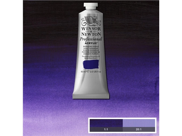 Een WINSOR & NEWTON ARTISTS ACRYLVERF 60ML 229 DIOXAZINE PURPLE koop je bij Terpen Tijn