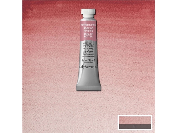 Een Aquarelverf Winsor & Newton Artists 5 ml 537 potters pink koop je bij Terpen Tijn