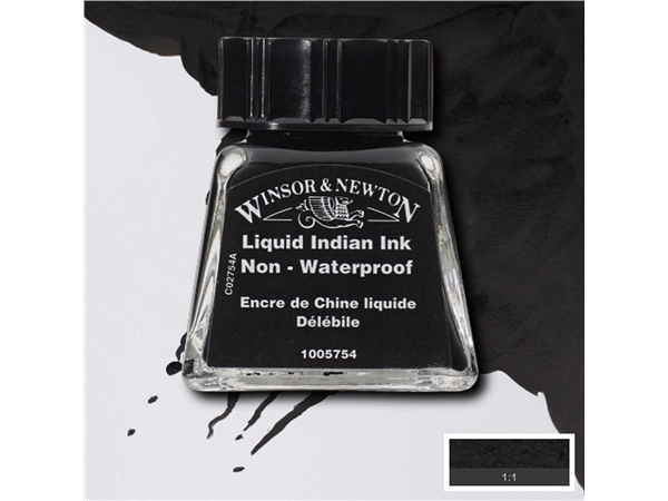 Een Tekeninkt Winsor & Newton 14 ml 754 liquid indian koop je bij Terpen Tijn