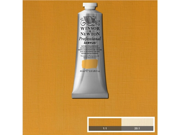 Een WINSOR & NEWTON ARTISTS ACRYLVERF 60ML 425 NAPLES YELLOW DEEP koop je bij Terpen Tijn