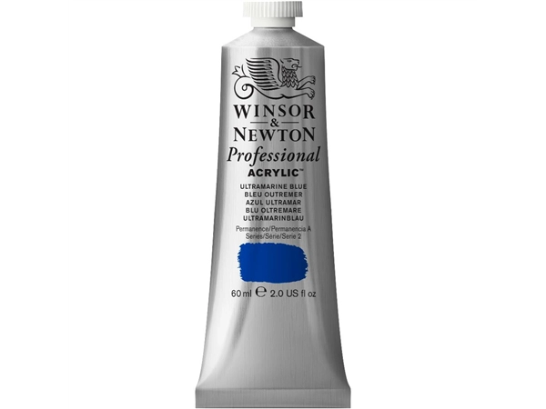 Een WINSOR & NEWTON ARTISTS ACRYLVERF 60ML 664 ULTRAMARINE BLUE koop je bij Terpen Tijn