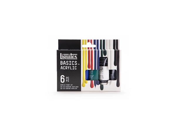 Een Liquitex Basics Set 6 x 22ml koop je bij Terpen Tijn