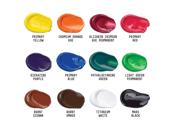 Een Liquitex Basics Set 12X22ml koop je bij Terpen Tijn