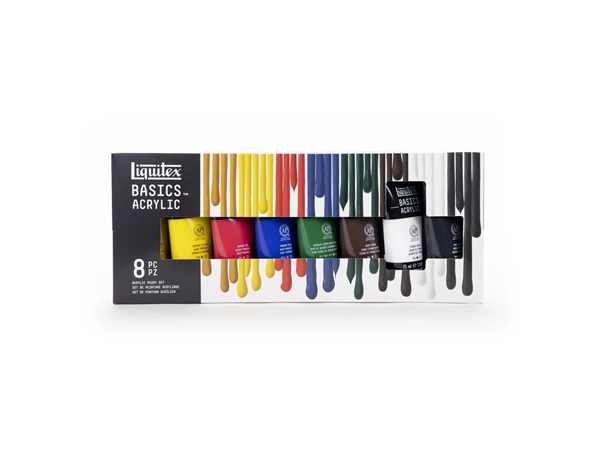 Een Liquitex Basics Set 8 x 75ml koop je bij Terpen Tijn